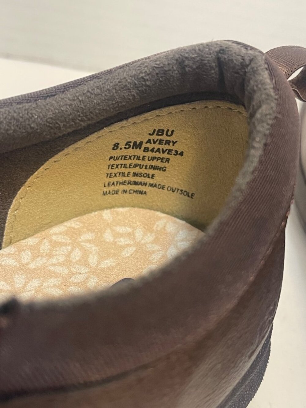 JBU Women’s Avery Casual Slip-On Shoes Brown Sz 8.5 - Picture 6 of 8